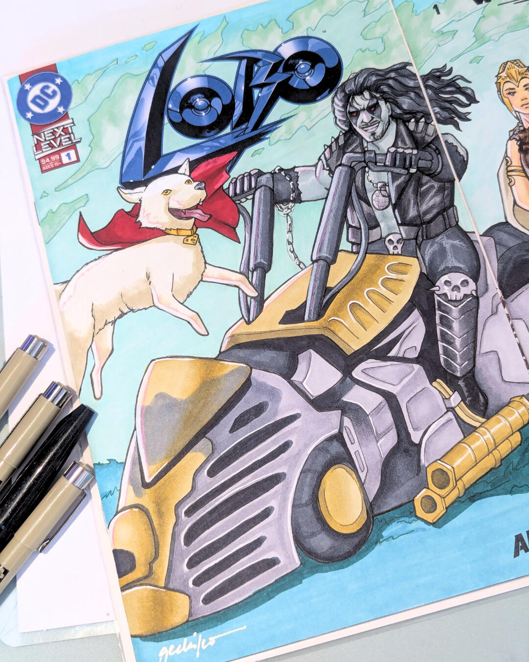 Krypto & Lobo on Lobo #1 Comic Blank Connecting Cover, 2026